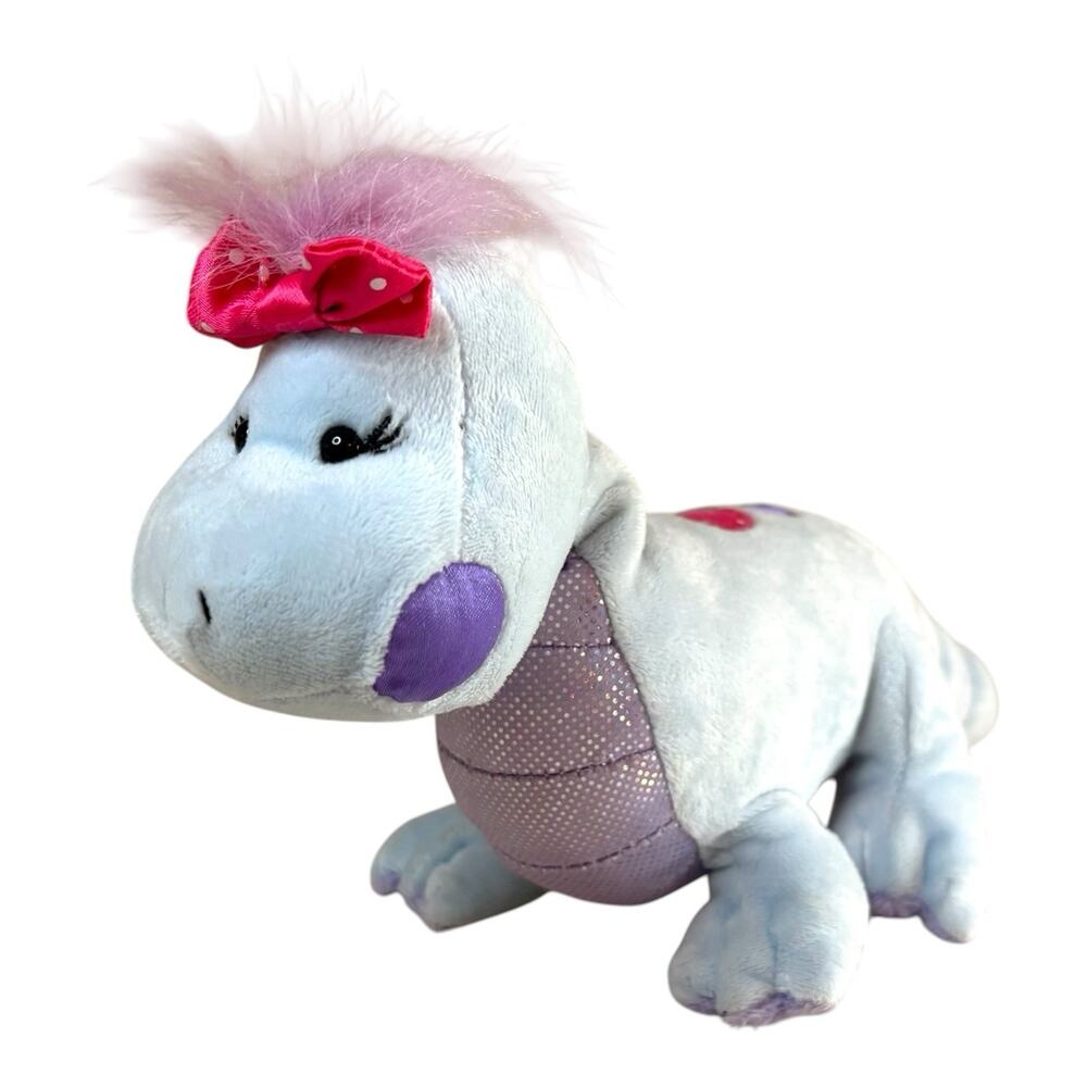 2011 WEBKINZ "Darling Dino" Plush Stuffed Animal Dinosaur Toy GANZ HM621 NO CODE